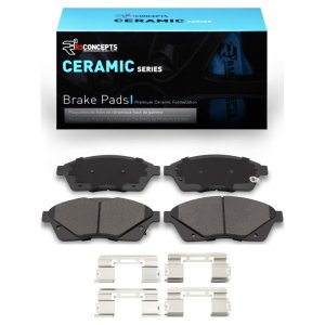 Cadillac SRX Brake Pads - Front - R1 Concepts - Ceramic - `10-`16